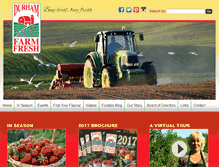 Tablet Screenshot of durhamfarmfresh.ca